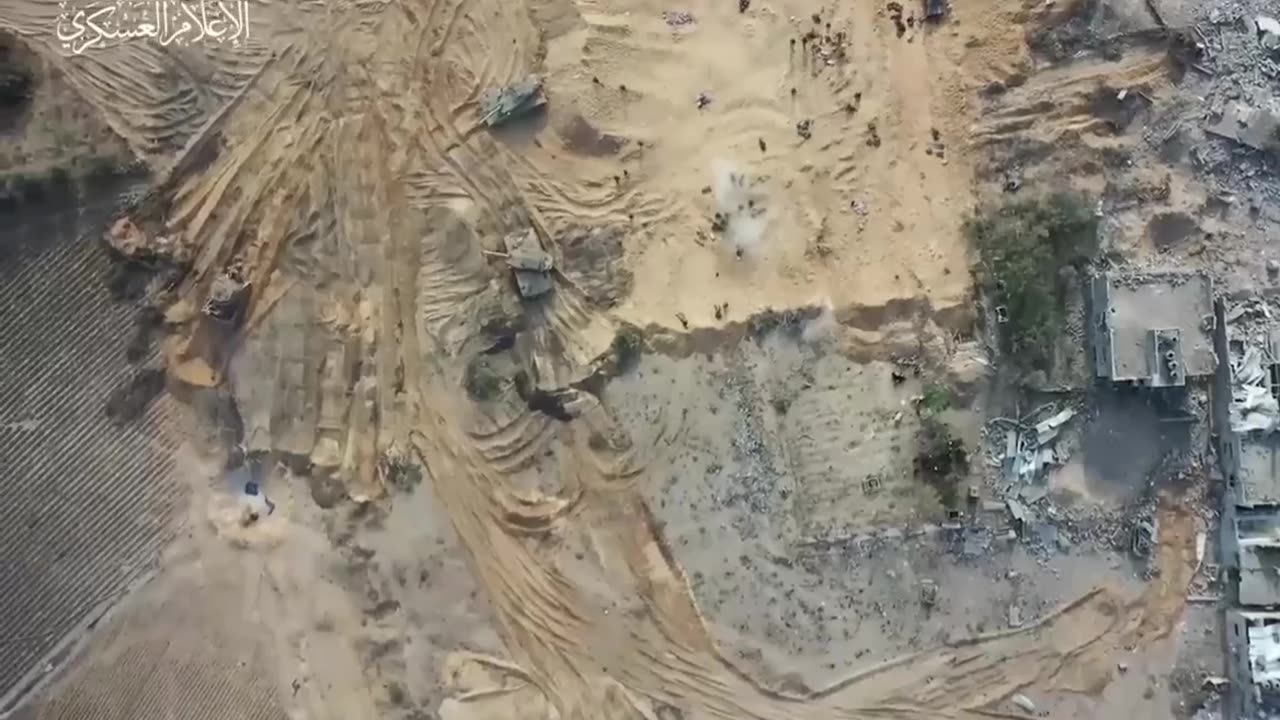 Watch Al-Qassam using grenade drops