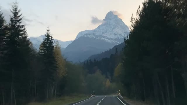 The mountain road