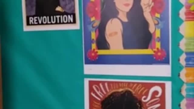 Another example of a teacher pushing the BS agenda on your children