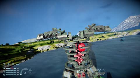 Space Engineers Xbox Mecha Shoulder range of movement test