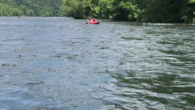 Inflatable two man kayak