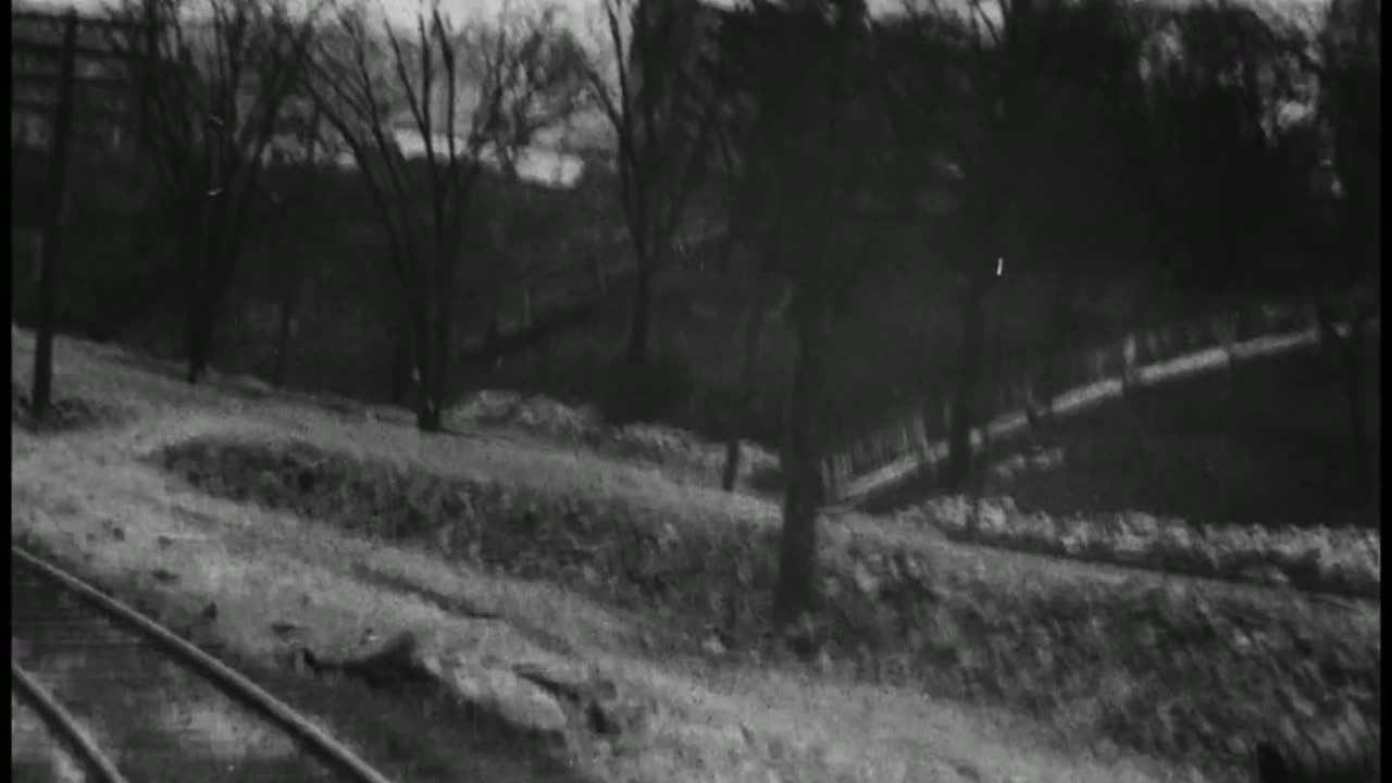 Railroad From Pittsburg To Stewart, Westinghouse Works (1904 Original Black & White Film)