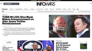 Alex Jones responds to Elon Musk