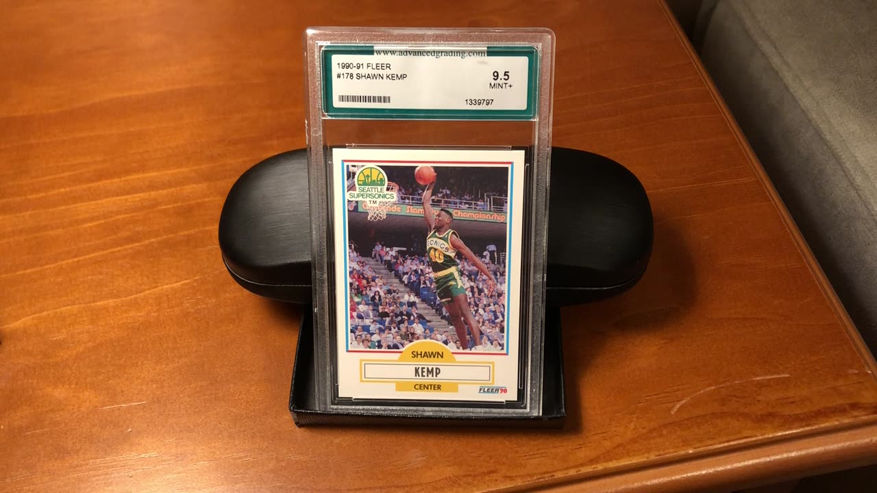 Basketball Card, 1990-91 Fleer, #178 Shawn Kemp Rookie