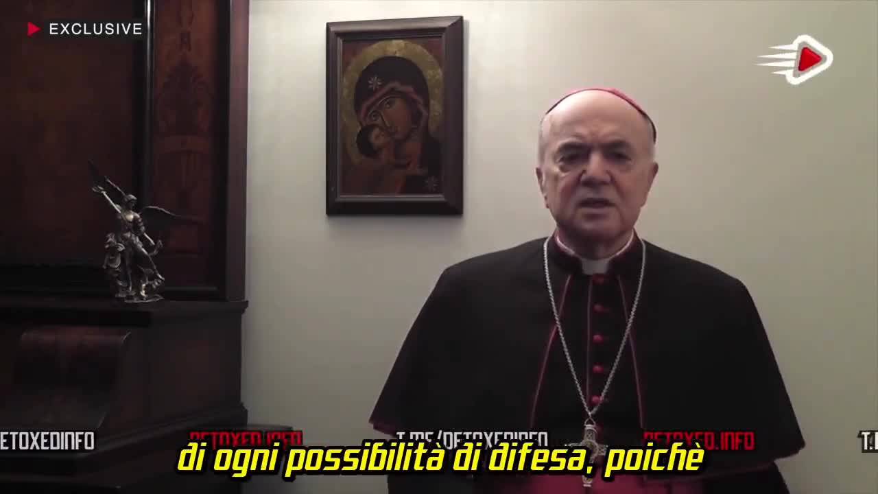 Mons. Viganò: "Creare Alleanza Antiglobalista internazionale per combattere la dittatura planetaria"