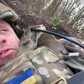 UAF position north of the village of Khromovo.