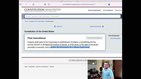 Rob Legare from CBS: The First Amendment is "Concerning"