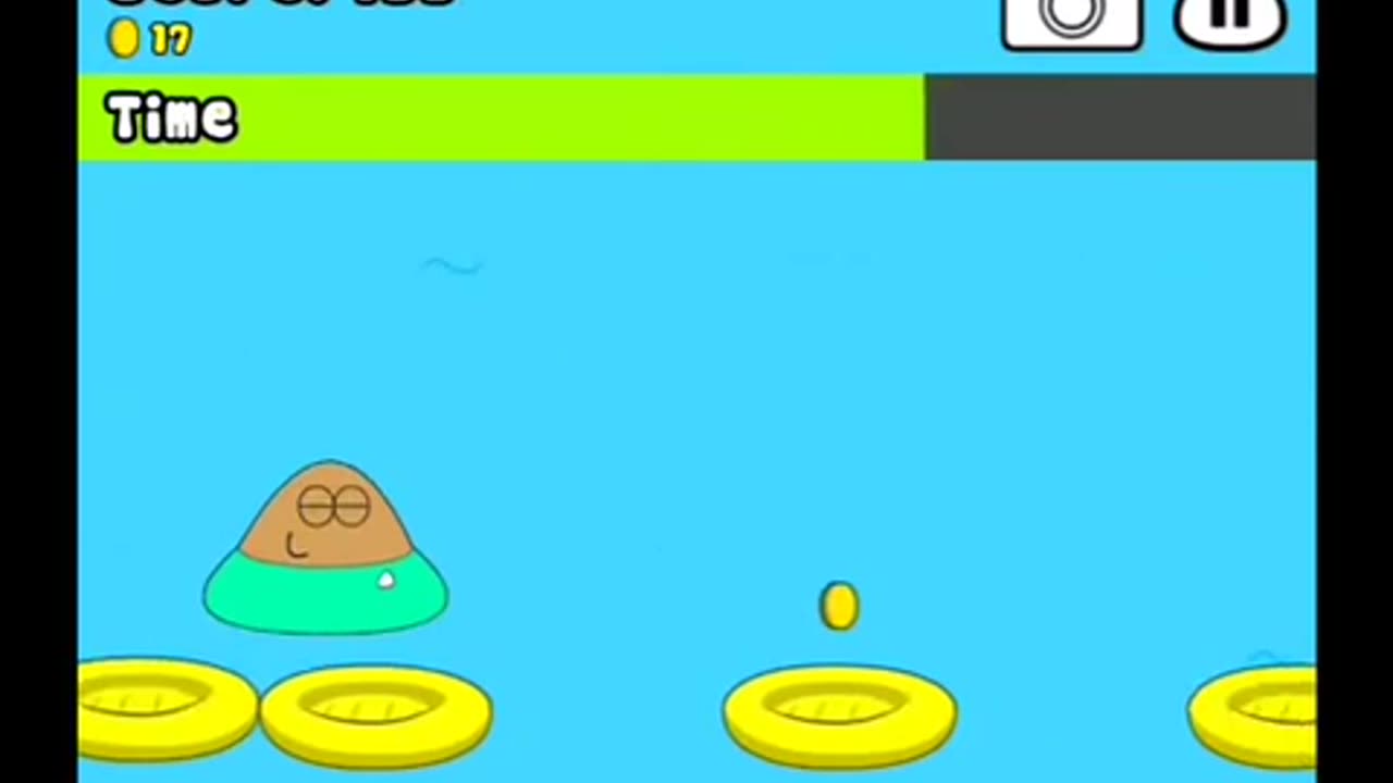 Pou gameplay: Water Hop (minigame)