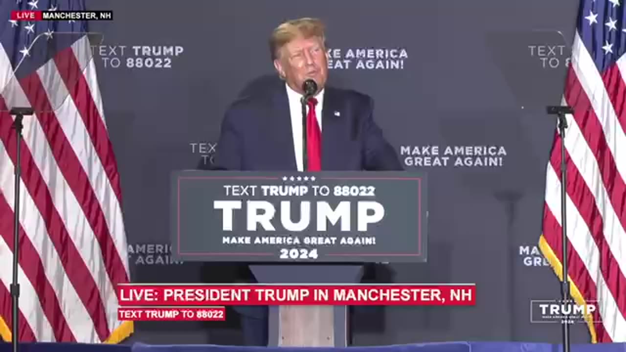 Donald Trump Rally Speech at Manchester New Hampshire - 04.27.2023