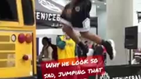 Loneliest Dunker gets head above the rim! #shorts