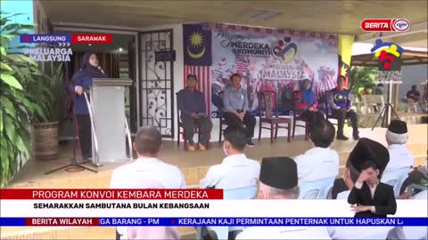 KONVOI KEMBARA MERDEKA KELUARGA MALAYSIA | LIPUTAN BERITA 14 Ogos 2022