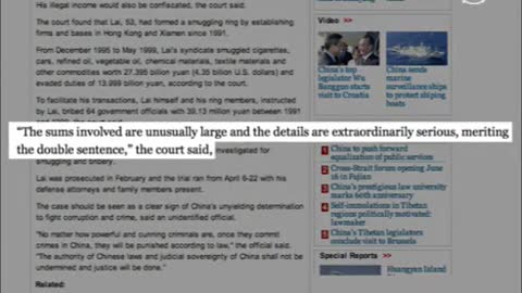 Contrabandista Fugitivo, Lai Changxing, Pega Prisão Perpétua