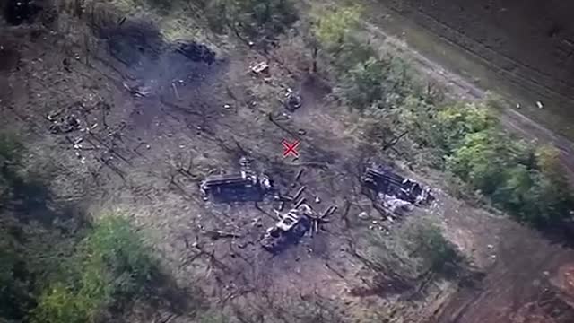 War Ukraine Russia. Destruction of Russian occupiers by Himers