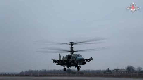 Ka-52 attack helicopters destroy AFU stronghold