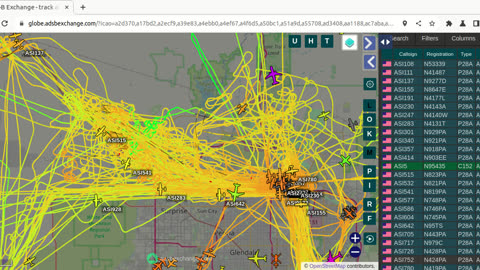 Skywest Nazi N823PA gang banging Morristown Cell Node - 11am Jan 18th 2024