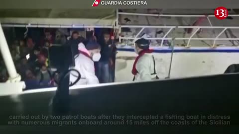 Italy's Coast Guard rescues 211 migrants at sea