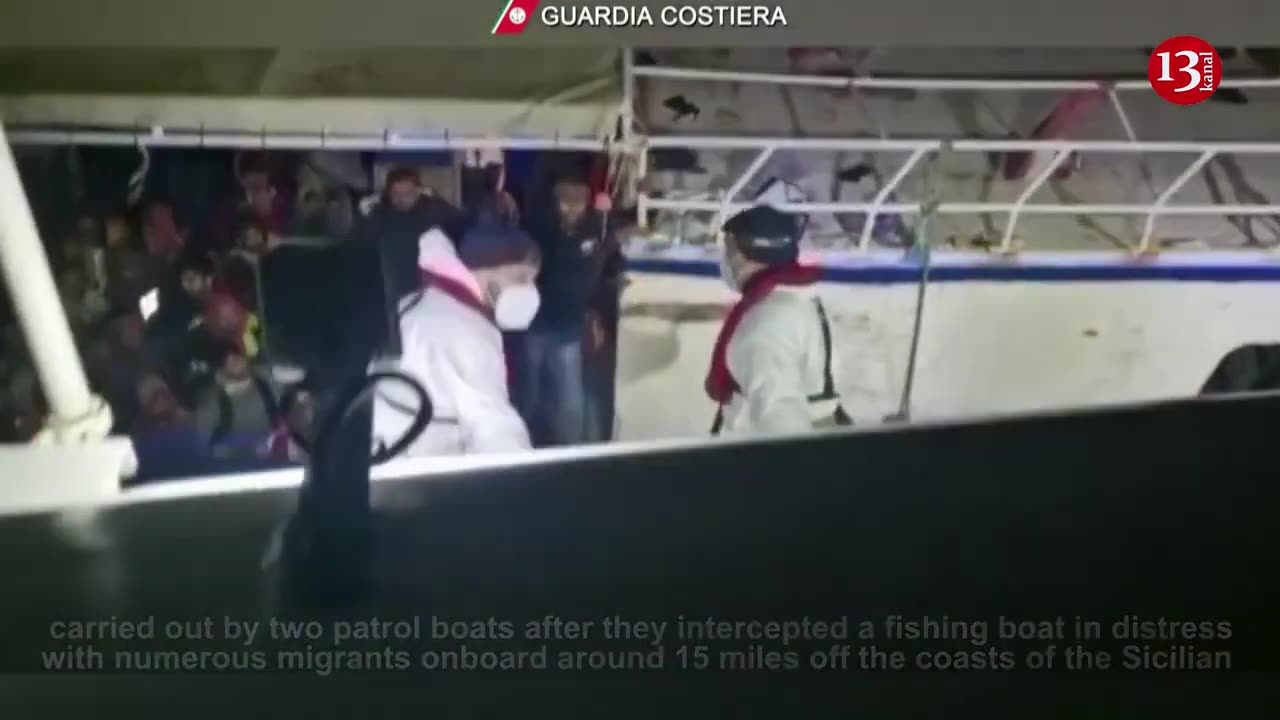 Italy's Coast Guard rescues 211 migrants at sea