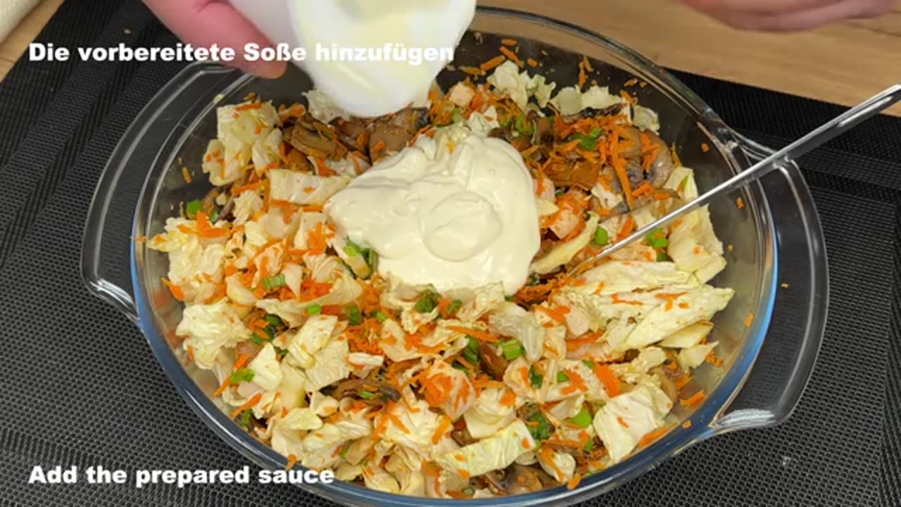 Nur wenige Menschen kennen dieses Salatrezept! Dieser Salat ist der erste, der gegessen wird!