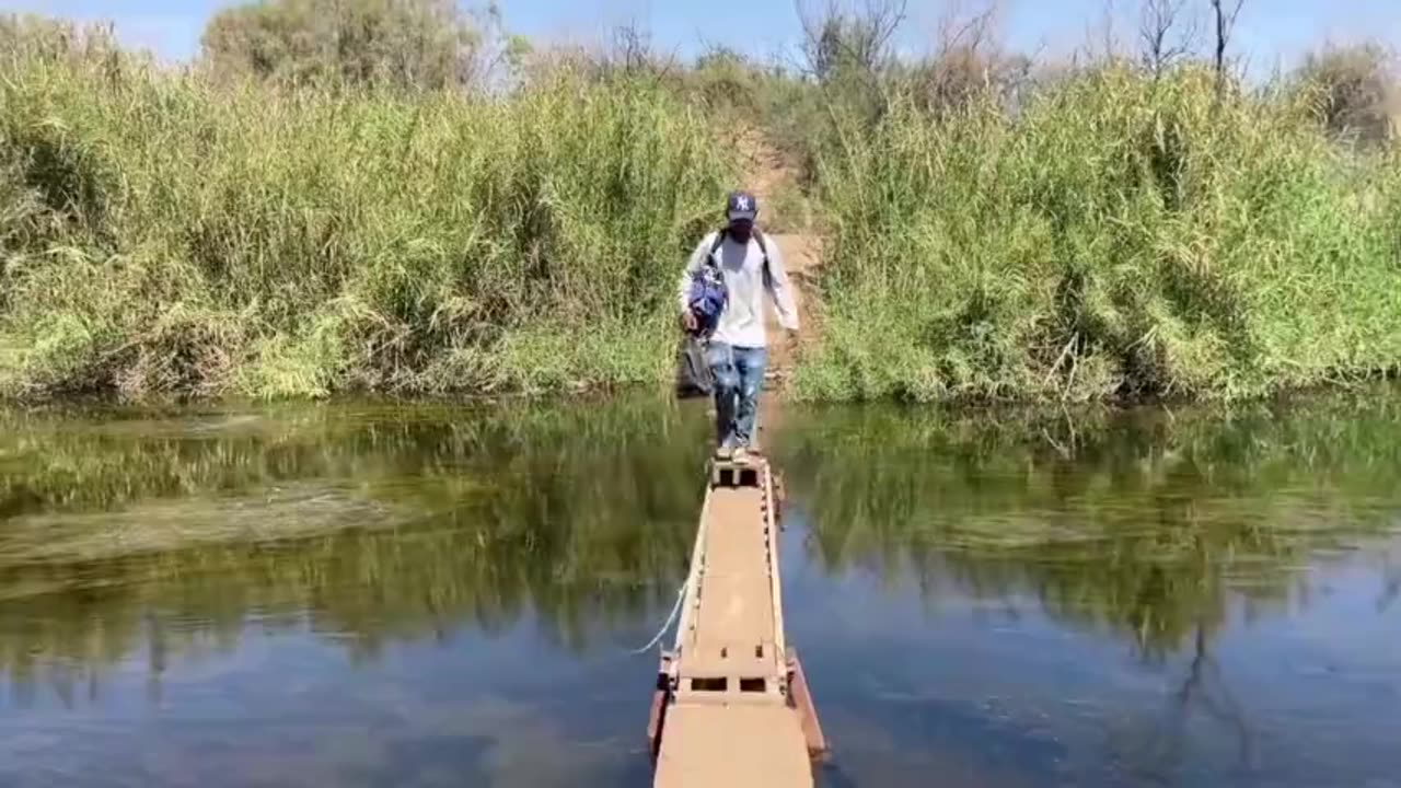 Cartel Creates Bridge into the US, Border Patrol Does Nothing