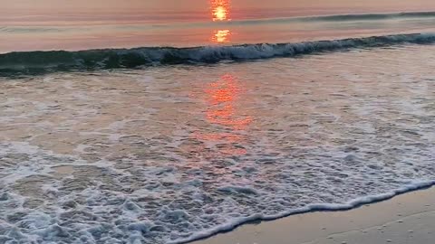 SunSet Nature View On Beach