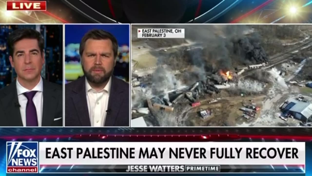 J.D. Vance: East Palestine May Never Fully Recover