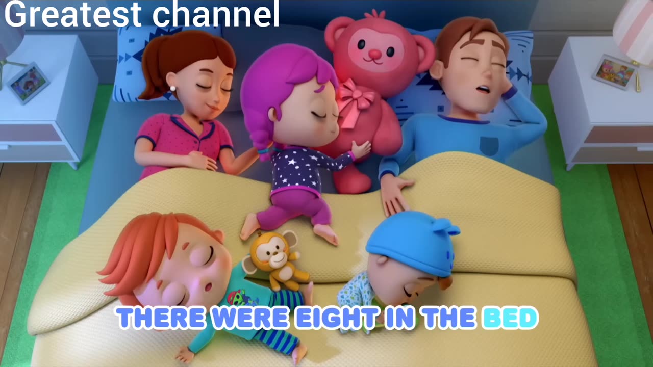 Ten in the Bed ( Family Edition ) | Little Angel Kids Songs & Nursery Rhymes @LittleAngel