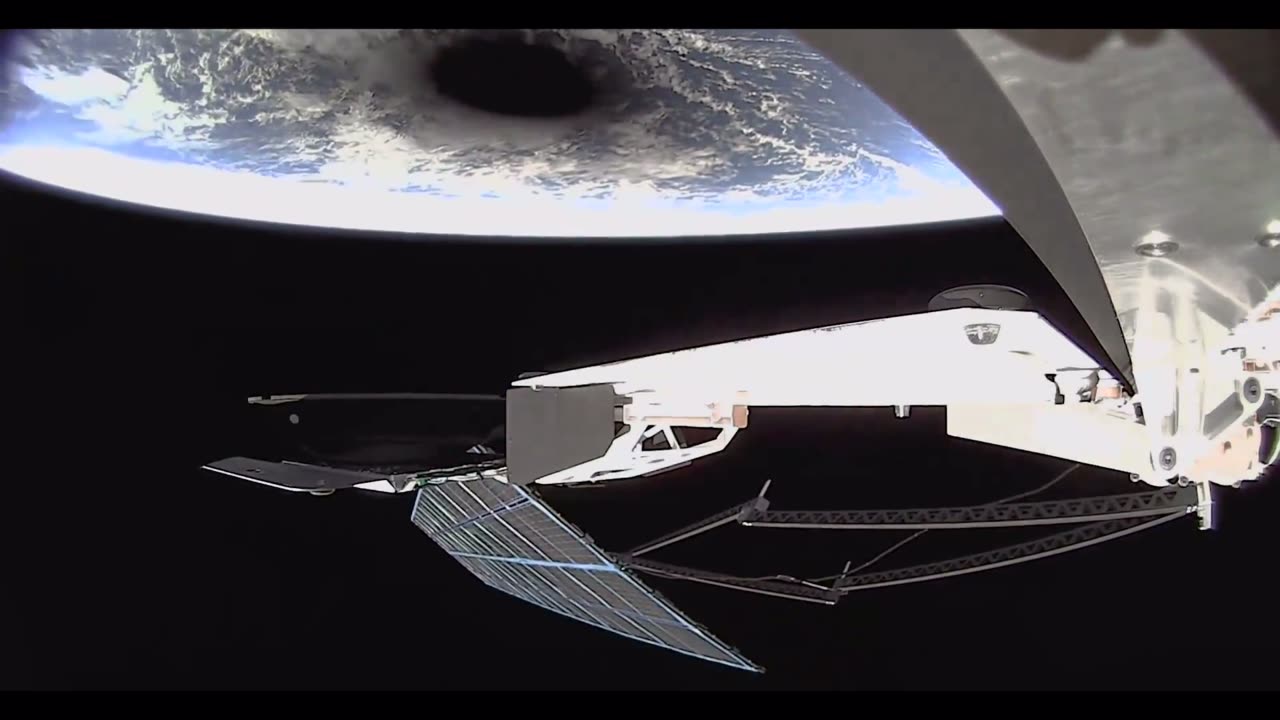 Solar eclipse from Space provided by Elon Musk on X @elonmusk