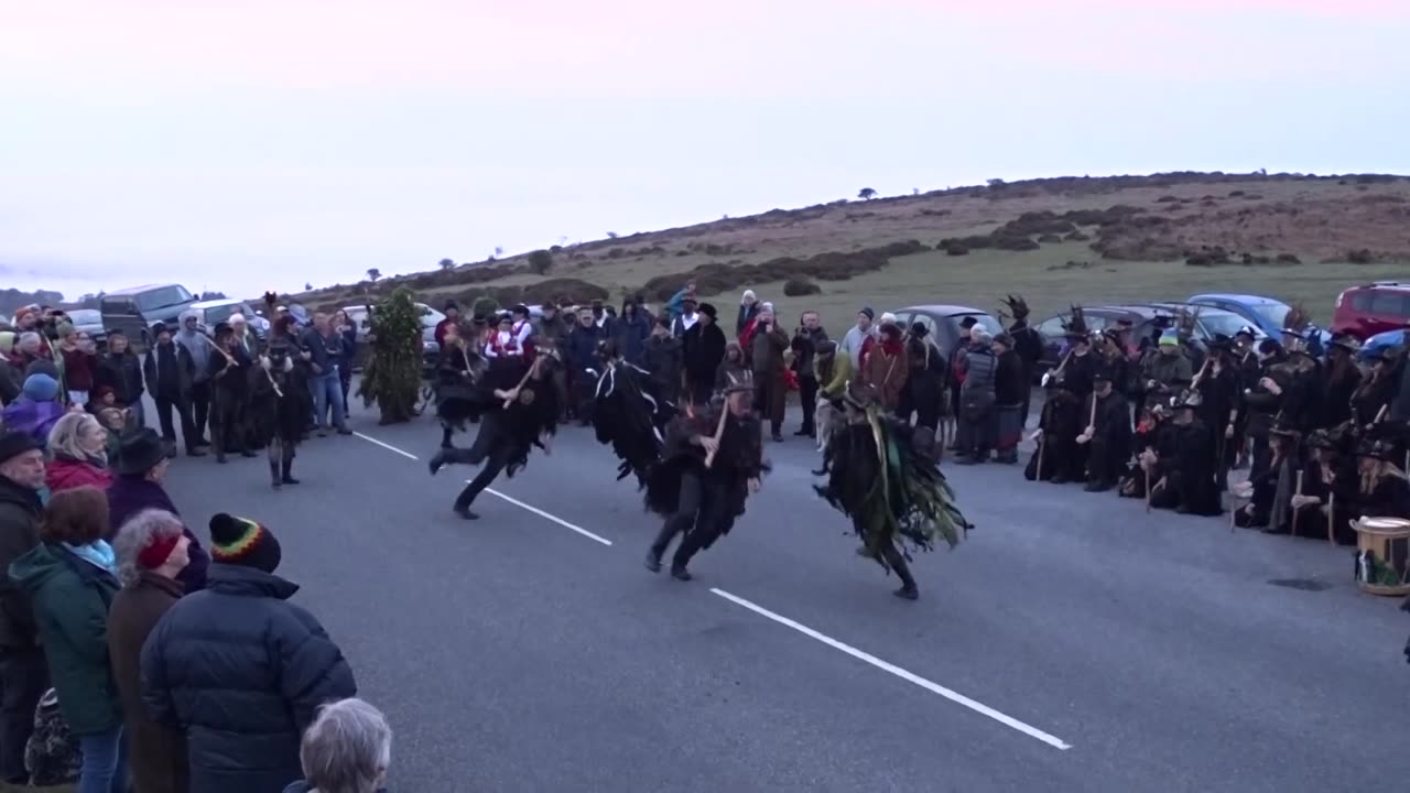 Beltane Border Morris -Shapeshifter - May Day Sunrise 2019 - Haytor