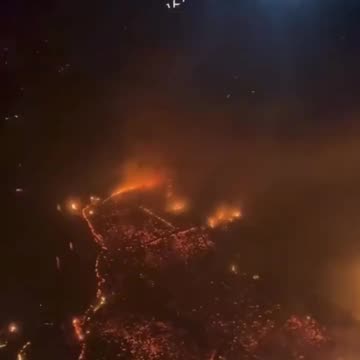 How did all the boats on the water burn & a perfect circle of fire burned around Maui?