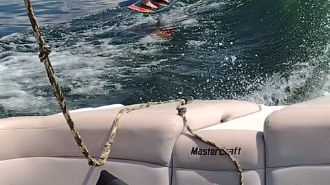 Georgetown Lake - Conor on the foil