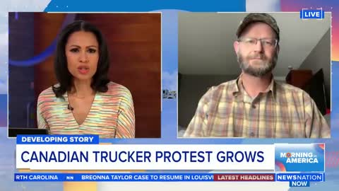 Canadian truckers talks protests | Morning in America