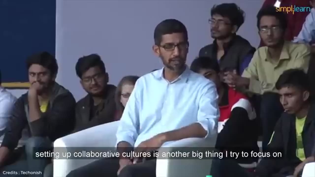 Be open! Be competing! Be success..... Sundar pichae... Ceo of Google