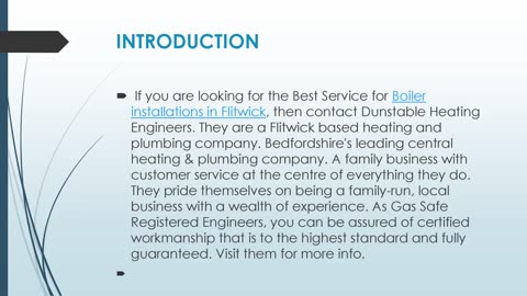 Get The Best Boiler installations in Flitwick.