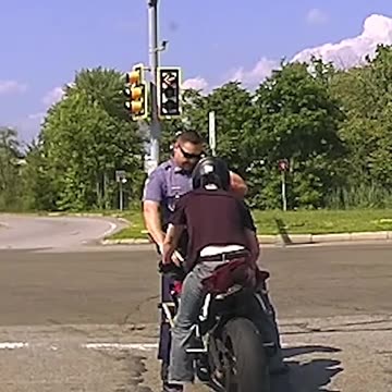 Motorcyclist Pushes Massachusetts Trooper Into Traffic While Fleeing Stop