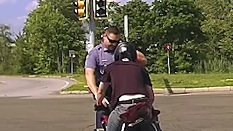 Motorcyclist Pushes Massachusetts Trooper Into Traffic While Fleeing Stop