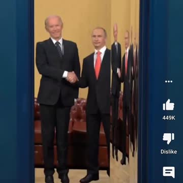 It's so nice to see how cozy they are together Biden and Putin Satire