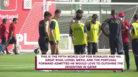 Cristiano Ronaldo on being keen to 'checkmate' Lionel Messi｜Chess｜Portugal｜Qatar 2022 World Cup