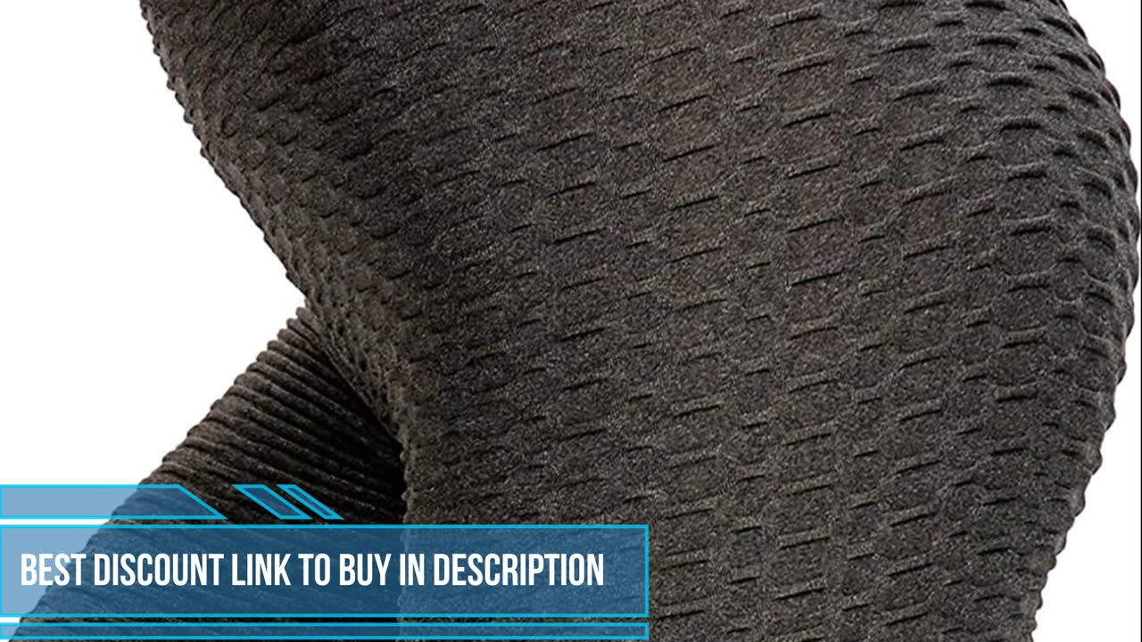 Workout Butt Lifting Scrunch Booty Leggings Tummy Control Anti Cellulite Textured Tights