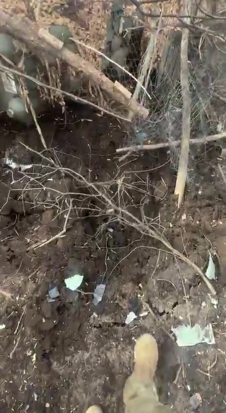 M-777 howitzer Damaged by a kamikaze drone