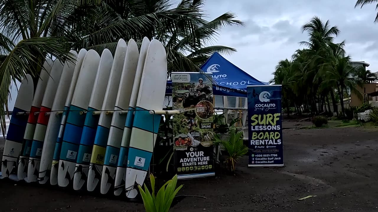 Jaco Beach in Costa Rica During the Rainy Season