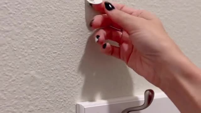 MOM HACK removing command strips without stripping your paint