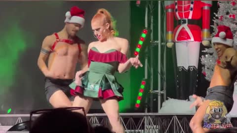 mothers were spotted bringing young children to the sexually explicit Drag Queen stops in Texas.