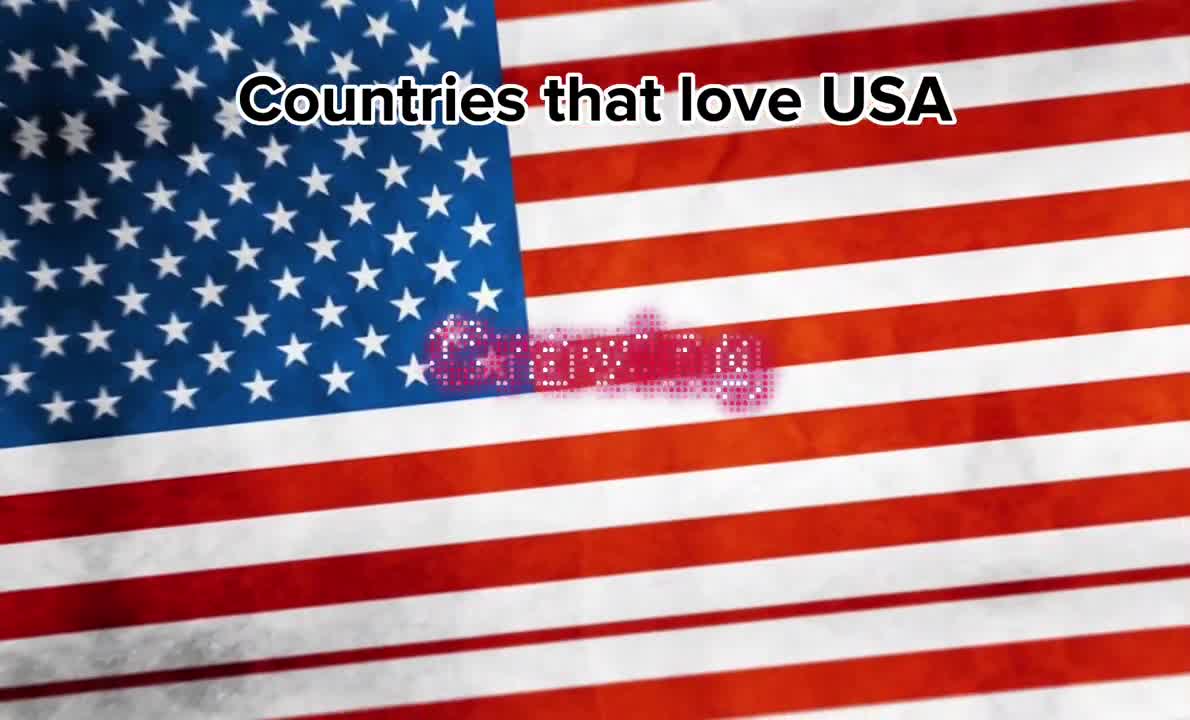 Countries that love USA ????