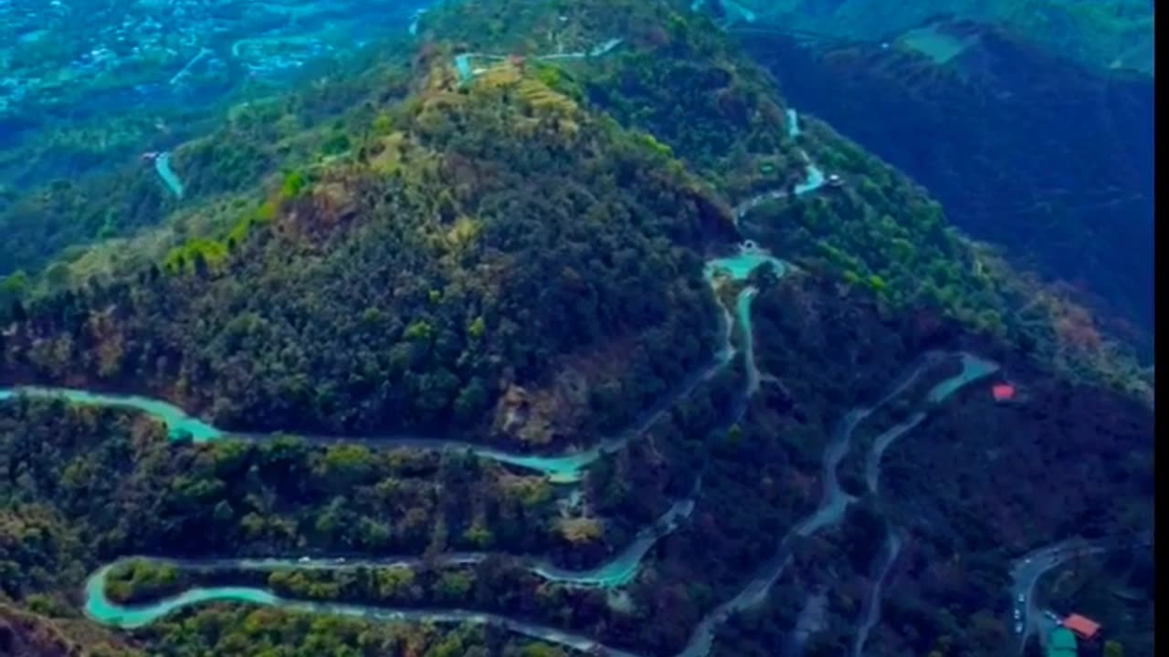 Mussoorie _Uttarakhand_drone_view