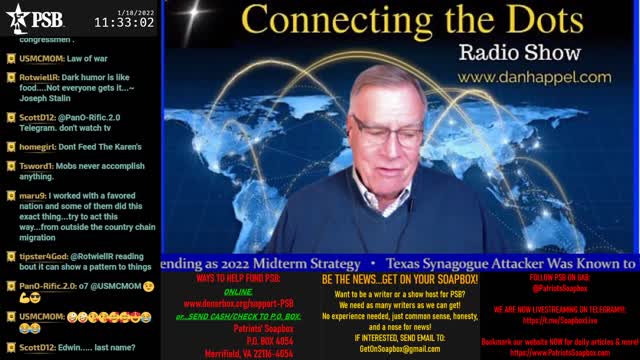 2022-01-18 11:00 EST - Connecting the Dots: with Dan Happel
