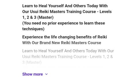 COURSES REIKI UDEMY EAD