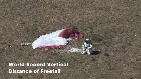 JUMP FROM SPACE! WORLD RECORD @SUPERSONIC FREEFALL