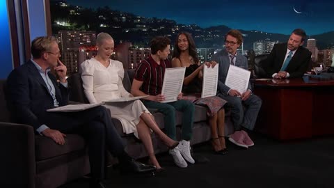 Cast of Avengers Infinity War Draws Their Characters