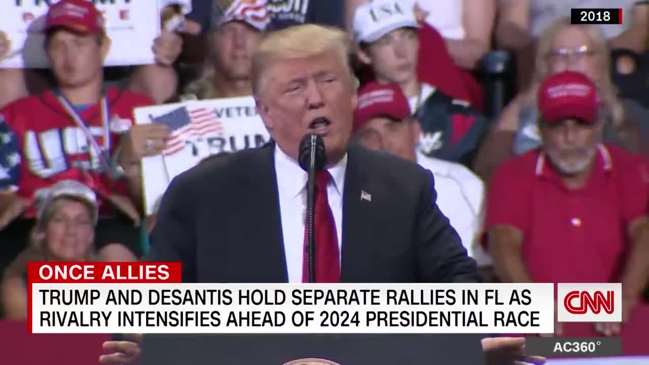 Trump and DeSantis rivalry spills into public view