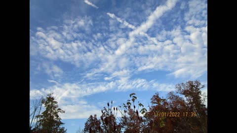 chem-trail spraying journal November 1, 2022